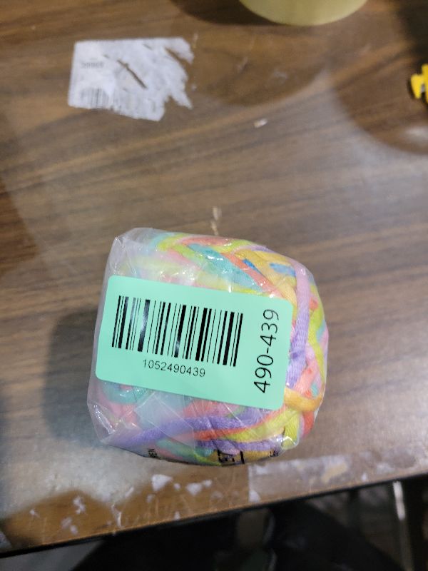 Photo 1 of 120g Candy Color Yarn for Crocheting and Knitting; Rainbow Yarn for Beginners with Easy-to-See Stitches;Worsted-Weight Medium #4;Yarn for Beginners Crochet Kit Making
