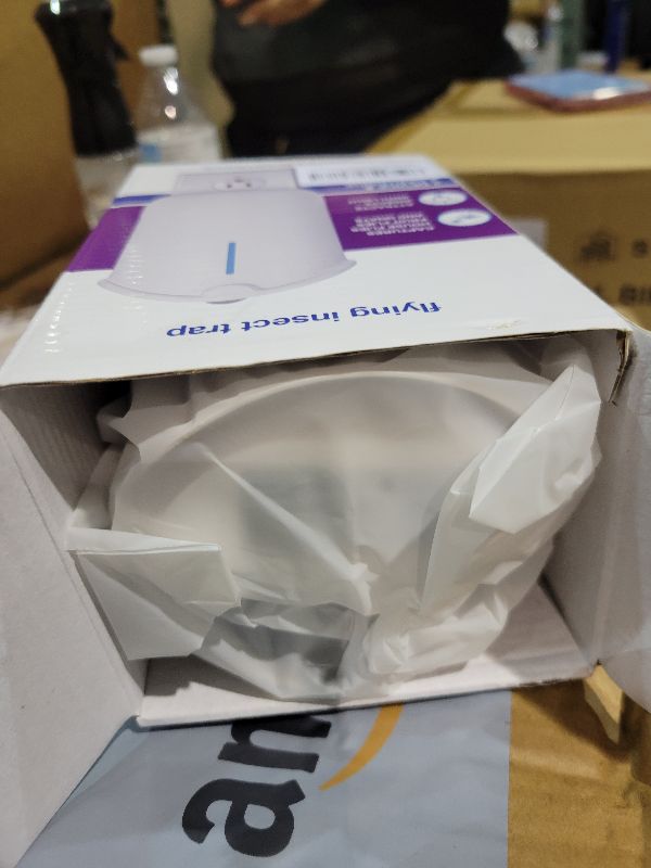 Photo 1 of 2 Flying Insect Traps & 2 Cartridges - Compatible with M364A Refill - Plug in Fruit Fly Trap for Indoor - Bug Catcher for Gnats, House & Fruit Flies - Use in Any Room (2 Device & 2 Cartridges)