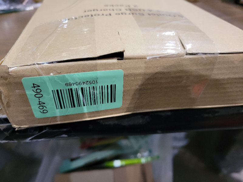 Photo 1 of 2 Pack Power Strip Surge Protector Flat Plug - 6 Widely Spaced Outlets 4 USB Charging Ports, 2100J/10A with 6Ft Long Extension Cord, Overload Surge Protection, Wall Mount for Home Office