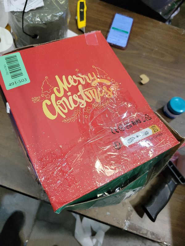 Photo 1 of 10FT Christmas Inflatables Archway with Santa Claus, Snowman & Christmas Tree, Large Blow Up Outdoor Decorations with 5 LED Lights, Self-Inflate Christmas Arch for Yard Lawn Patio Holiday Decoration