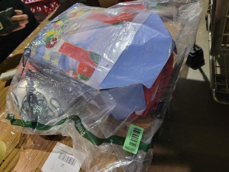 Photo 1 of 10 FT Christmas Inflatables Outdoor Yard Decorations, Giant Outdoor Christmas Blow up Archway/Arch, Blowups Build-in LED Light for Holiday Party Xmas New Year Outside Patio Garden Lawn Winter