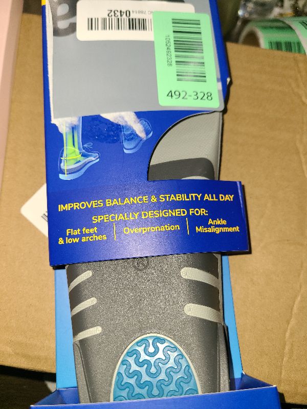 Photo 1 of ?Dr. Scholl's Stability Support Insoles, Flat Feet & Overpronation Low Arch Support, Improves Balance & Stability, Motion Control, Trim Inserts to Fit Shoes, Women's Size 6-10