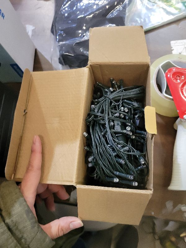 Photo 1 of 2-Pack 66FT 200 LED White Christmas String Lights Indoor Outdoor, Extendable Christmas Tree Lights with 13 Modes Twinkle Lights, Plug in Fairy String Lights for Xmas Tree Party Garden (Cool White)