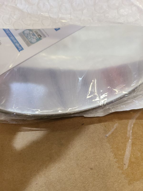 Photo 1 of 10 Pack Round Mirrors for Centerpieces, 10inch Circle Mirror Centerpieces for Tables, Mirror Tiles for Wall Table Wedding Centerpieces Mirror Plates for Candle Wedding DIY Craft Decorations