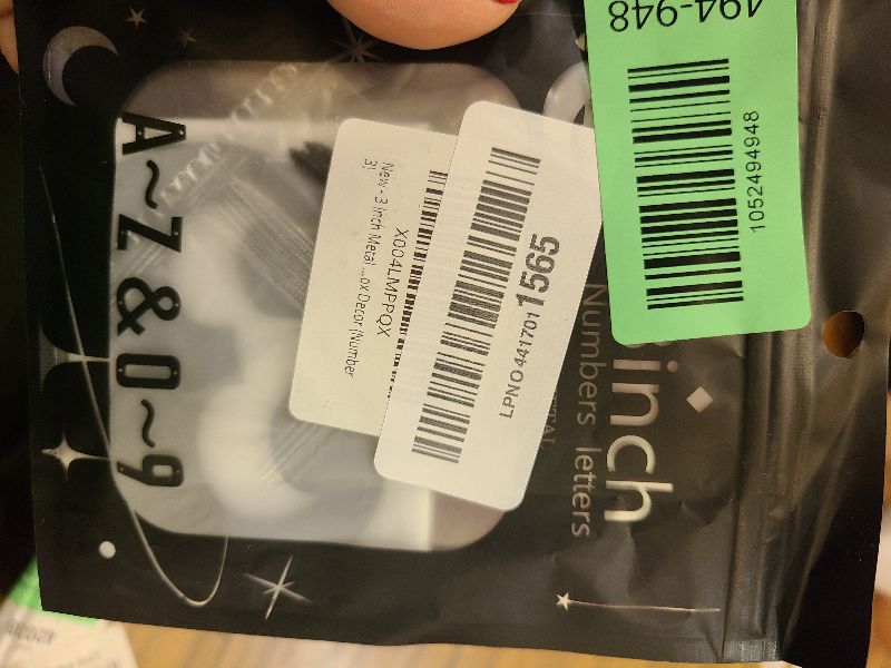 Photo 1 of 3 Inch Metal House Numbers, House Address Letters and Numbers for Outside Signs, Metal Letters Door Numbers Signage Street Address Plaque for Garden Door Mailbox Decor (Number 3)