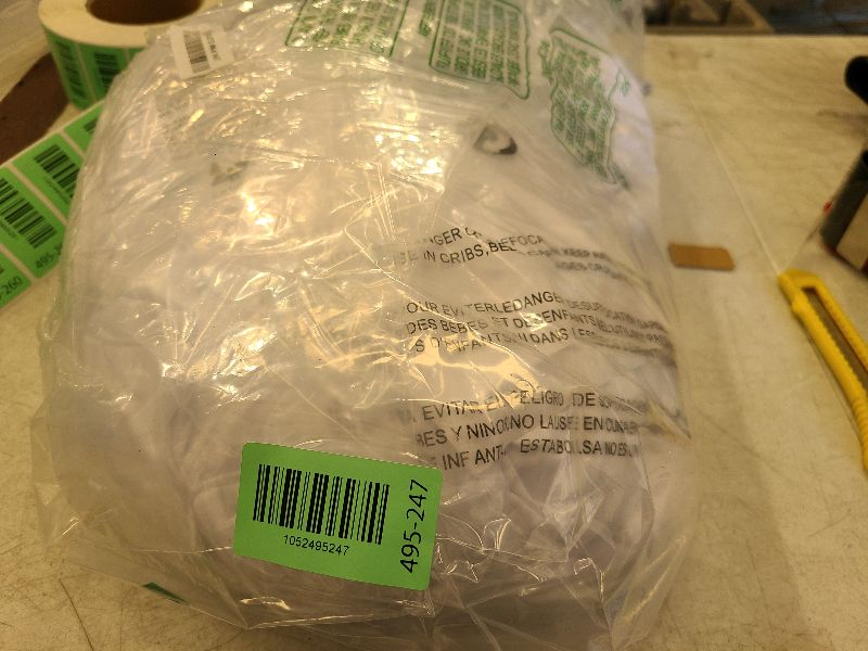 Photo 1 of 10x10ft Wrinkle Free White Backdrop Curtain for Parties Soft Fabric Drapes Wedding White Curtain Backdrop for Birthday Party Decorations Background for Photography 5x10ft, 2 Panels