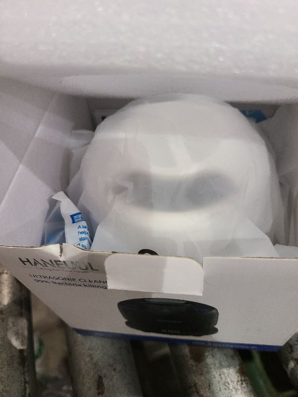 Photo 1 of 2025 Ultrasonic Retainer Cleaner for Dentures & Aligner, Durable Removable Base and Top Cover, Denture Cleaner Machine with 4 Modes for Mouth Guards, Jewelry, Rings, etc (White)