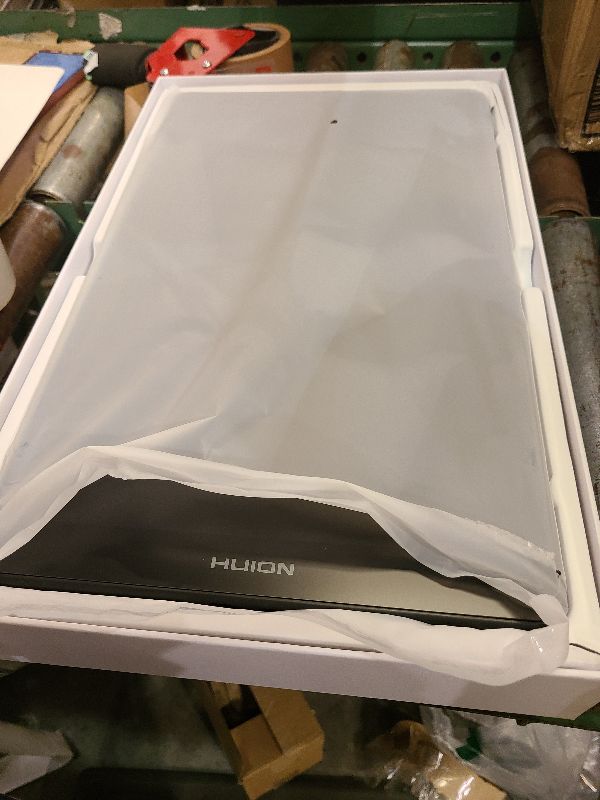 Photo 1 of 2021 HUION KAMVAS 16 Graphics Drawing Tablet with Full-Laminated Screen Anti-Glare 10 Express Keys Android Support Battery-Free Stylus 8192 Pen Pressure Tilt Adjustable Stand - 15.6 Inch Pen Display