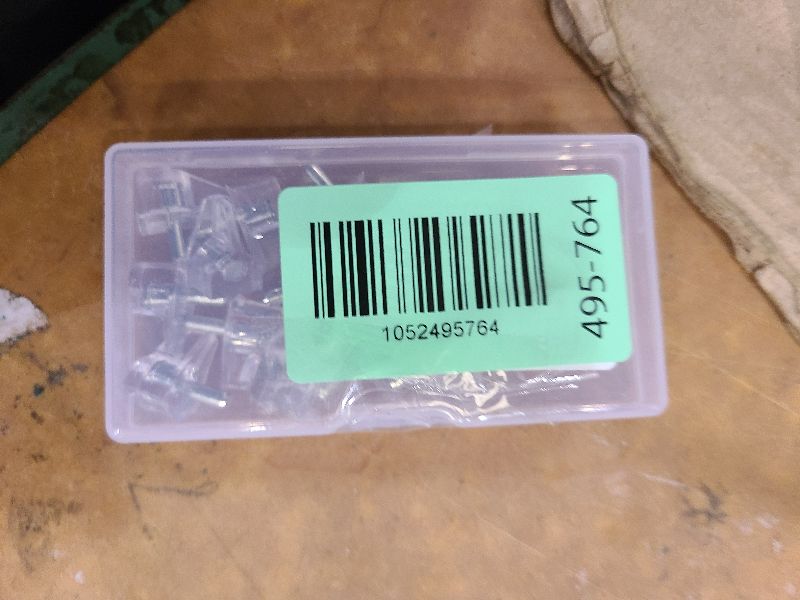 Photo 1 of 3 Millimeters or 1/8 Inch Shelf Support Peg?Support Cabinet Shelf Pins?Clear Plastic Replacement Peg Cabinet Shelf Supports Pins Shelf Holder Locking Pins (20 Pieces)