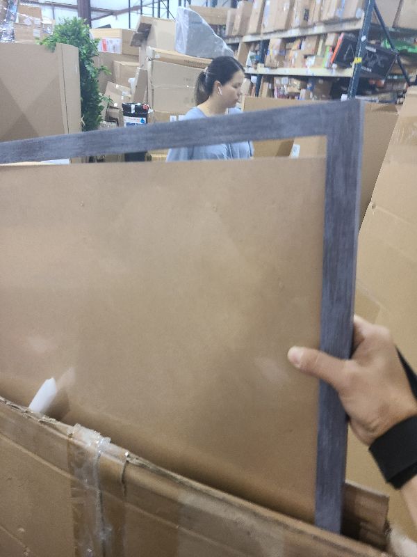 Photo 1 of 20x40 Frame Rustic Blue, 40x20 Picture Poster Frame, Horizontal Vertical Hanging, 20 by 40 Wall Gallery Family Concert Portrait Photo Frame Anniversary/Birthday/Wedding/Thank you/Christmas Gift