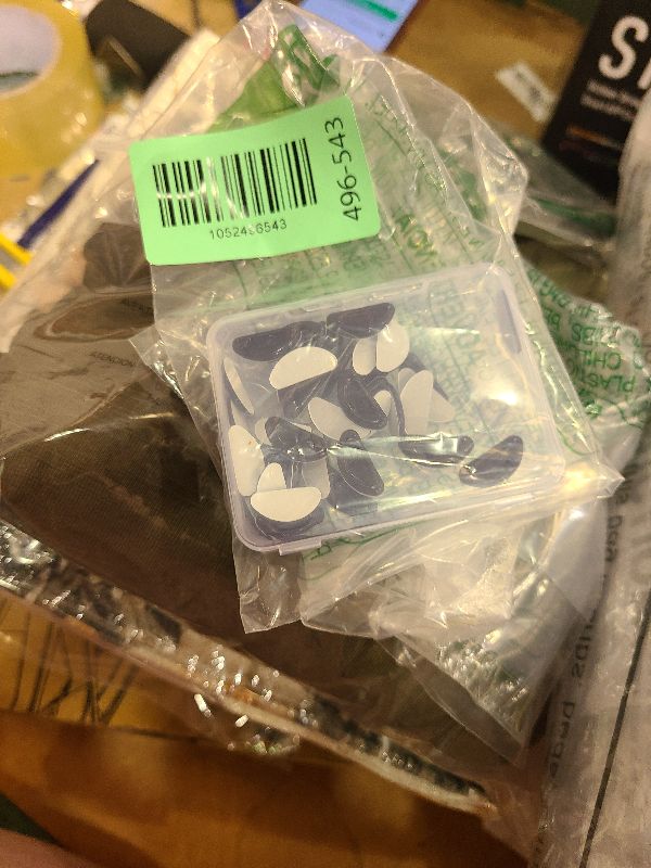 Photo 1 of 20 Pairs Eyeglass Nose Pads Stick On Silicone Anti-Slip for Glasses Sunglasses Thin Nose Pads Eyeglasses, Adhesive Nose Pad for Eyeglass, Anti Slip Eyeglass Nose Pads (Black)