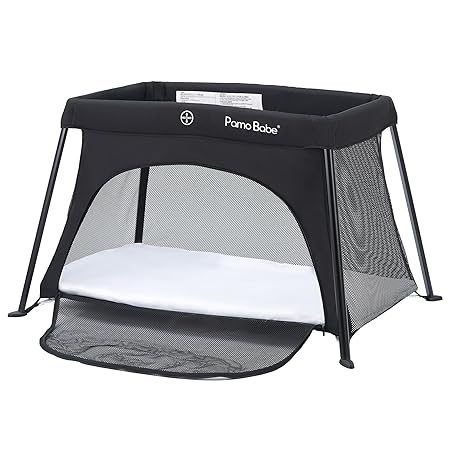 Photo 1 of **MSRP 85.99** Pamo Babe Travel Crib Lightweight Baby Playard with Mattress Compact Play Yard with Detachable Legs