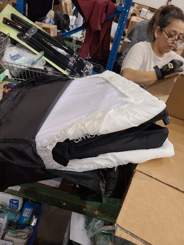 Photo 1 of **MSRP 85.99** Pamo Babe Travel Crib Lightweight Baby Playard with Mattress Compact Play Yard with Detachable Legs