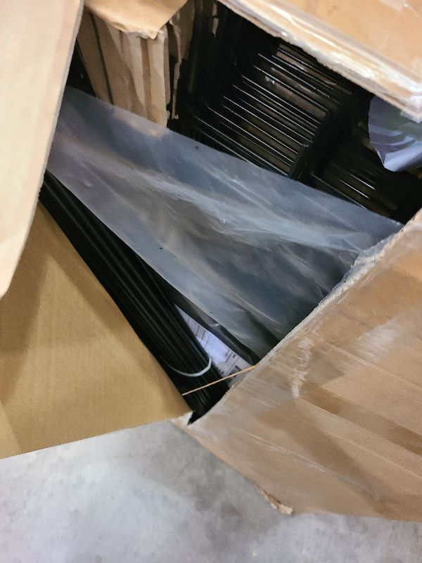 Photo 1 of 25 Panels Decorative Garden Fence, 32 in(H) X 50 ft(L) No Dig Dog Fence Outdoor for Yard, Rustproof Tall Metal Garden Fencing Animal Barrier with Ground Stakes, Temporary Fencing for Patio Outdoor