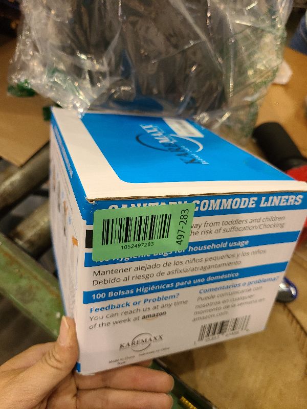 Photo 1 of 100 Bedside Commode Liners Bags for Commode Toilet - Leak Proof & Odorless Potty Liners for Portable Potty Chair Liners - Potty Bags for Portable Toilet Bag - Bedside Toilet Liners Disposable Adult