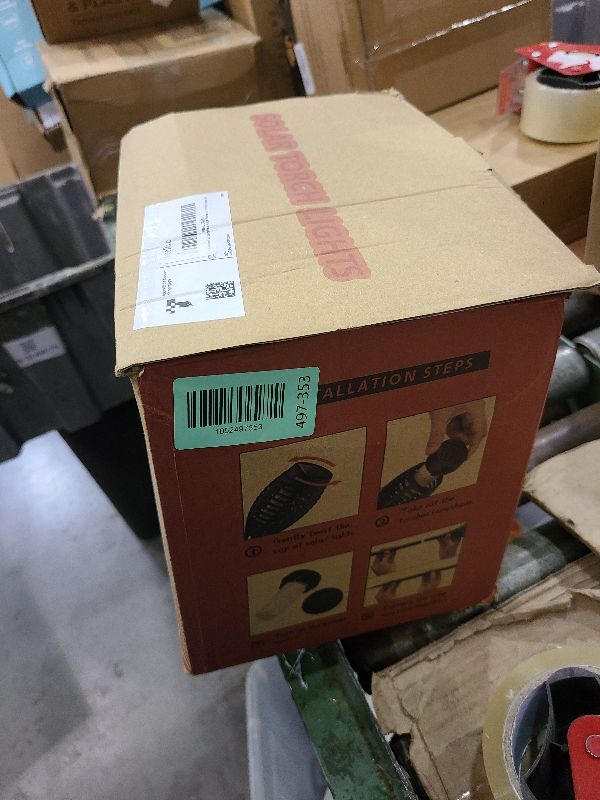 Photo 1 of 12Pack Halloween Yard Decorations, Purple Solar Halloween Lights for Outside Decor, LED Solar Flame Lights Outdoor for Yard Decorations, Waterproof Luces Solares Outdoor Decor for Patio Garden Pathway