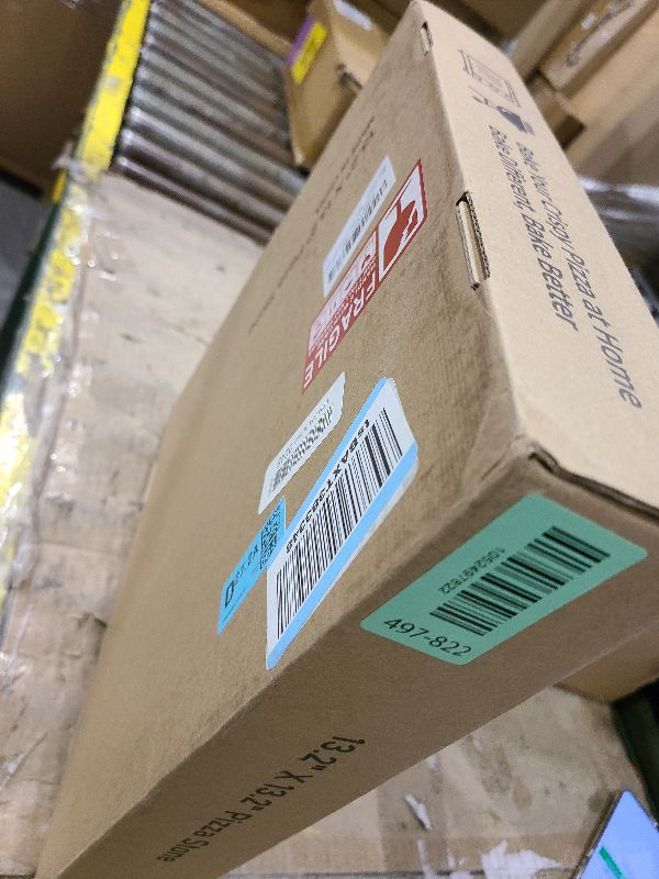 Photo 1 of 13.2" x 13.2" x 0.6" Square Cordierite Pizza Baking Stone Perfectly Compatible for Ooni Karu 12 Pizza Oven