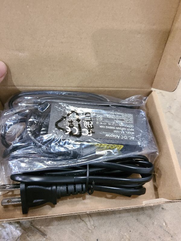 Photo 1 of 19V for LG Monitor Power Cord Compatible with LG 19" 20" 22" 23" 24" 27" 32" UltraWide LCD LED HD TV Monitor 19V DC Power Supply