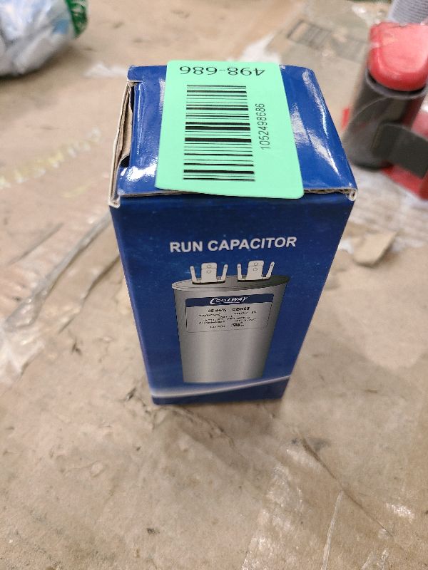 Photo 1 of 35 uF 35 MFD ±5% 370V or 440V Run Start ac Capacitor for ac CBB65r CBB65b and 370 440 Volt vac Air Conditioner Capacitor for Fan Motor Start or Heat Pump, Pool Pump and Condenser Straight