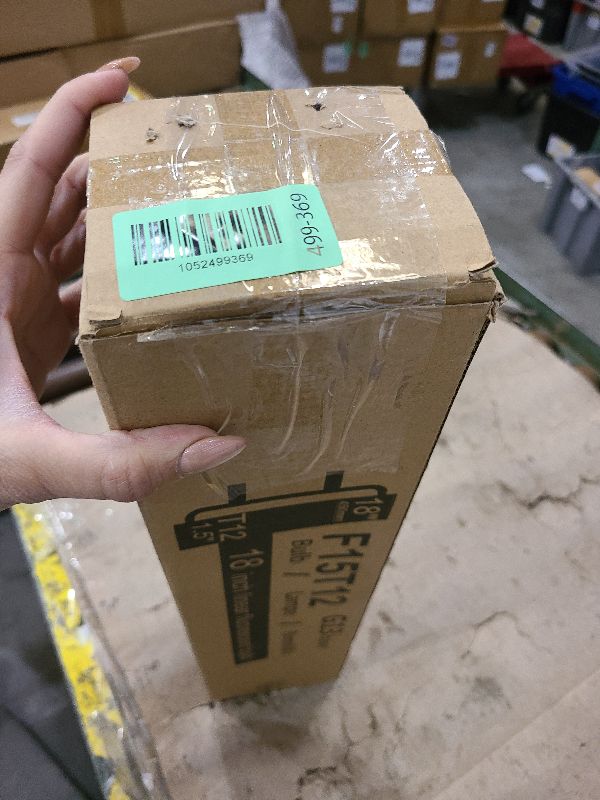 Photo 1 of (4Pack) F15T12-CW 15W T12 Cool White 18" Fluorescent Light Bulb,Replace G E,Sylvania 21532,Philips Lamp Light Bulb,4100K Cool White, Medium Bi-Pin G13 Base