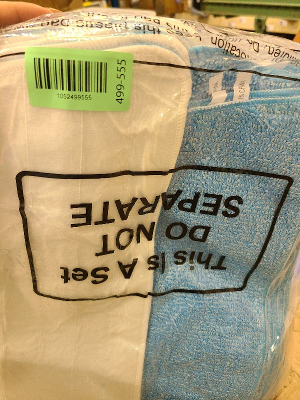 Photo 1 of 24 Pack Microfiber Mop Pad, Spray Mop Replacement Heads for Wet Dry Mops, Machine Washable Reusable Household Replacement Pads for Hardwood and Hard Surface Floor Cleaning and Scrubbing