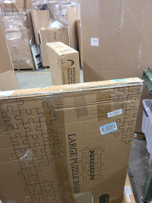 Photo 1 of 1500 Piece Jigsaw Puzzle Board - 360° Rotating Jigsaw Puzzle Table with Drawers | 35” X 28” Portable & Dual Sided Board | Plastic Cover Included - Puzzles Tables for Adults