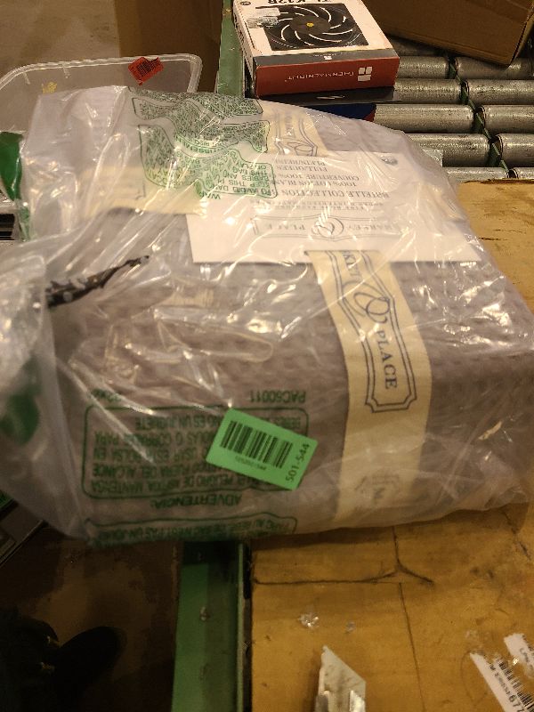 Photo 1 of 100% Cotton Waffle Weave Bed Blanket | Soft, Breathable, and Lightweight Blanket for All-Season | Perfect for Layering | Brielle Collection (Full/Queen, Charcoal)