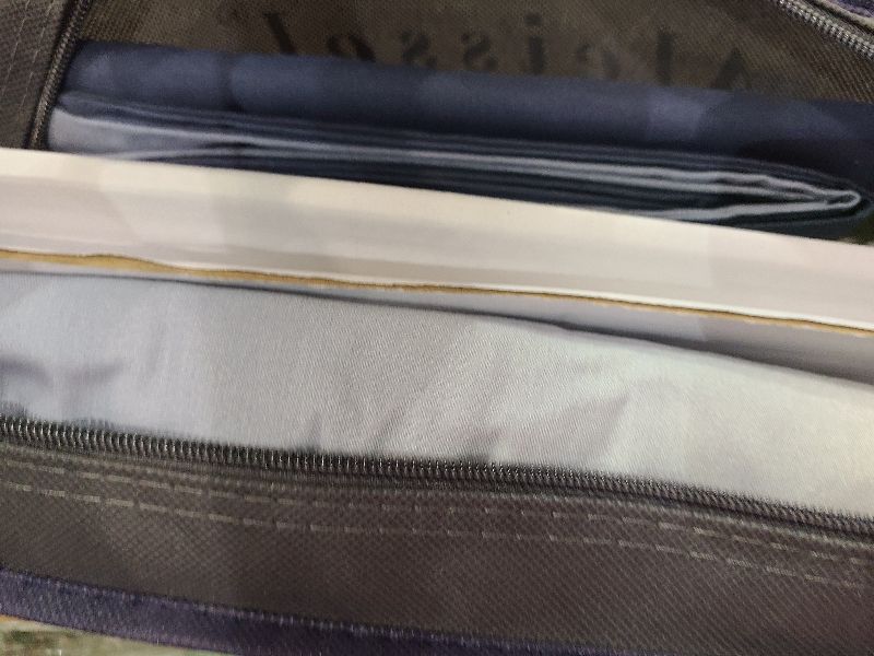 Photo 1 of 100% Cotton Duvet Cover King Size - Reversible Ocean Blue Duvet Cover Set with Button Closure, Gradient Navy Blue Bedding Set 3 Pcs, 1 Duvet Cover 104"x90" with 4 Corner Ties and 2 Pillow Shams 20"x36