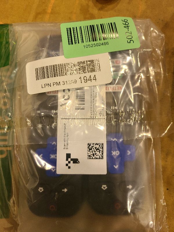 Photo 1 of (Pack of 2) Replacement Remote Control Only for Roku TV, Compatible for TCL Roku/Hisense Roku/Onn Roku/Sharp Roku/Element Roku/Westinghouse Roku/Philips Roku Smart TVs (Not for Roku Stick and Box)