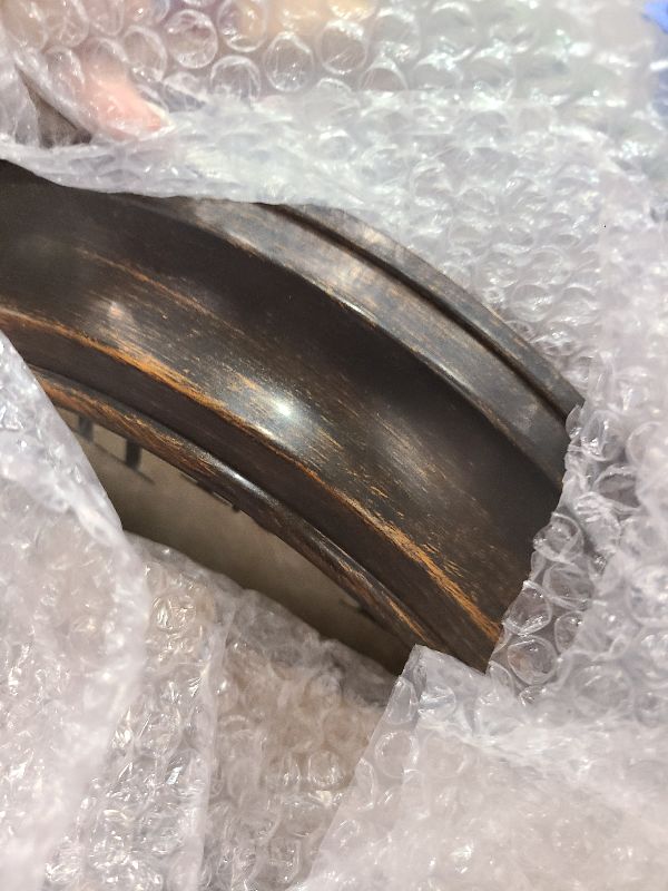 Photo 1 of 12 Inch Outdoor Clock with Thermometer and Hygrometer Combo, Waterproof Indoor Outdoor Wall Clocks for Patio, Pool,Garden Decor- Retro Bronze