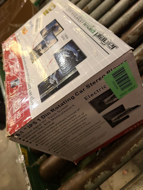 Photo 1 of [2G+64G] Android 13 Single Din Vertical Car Stereo Rotatable 10.4 inch Touch Screen Radio with Carplay/Android Auto/EQ Audio/Bluetooth 4.2/SWC/GPS Navigation/FM RDS Radio +Backup Camera