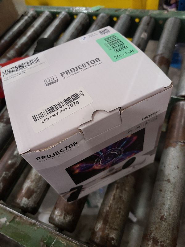 Photo 1 of ?Electric Focus?Mini Portable Projector with 4K Support, Bluetooth 5.4 WIFI6, 5watt Sound Base Speaker, 260 ANSI, Android 11, 210° Rotation , Auto Keystone Correction Video Projector HY300 PLUS