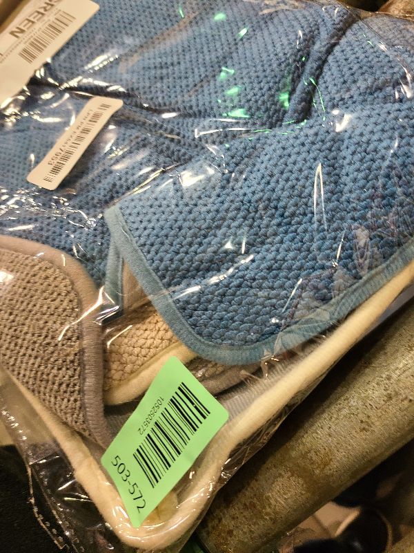 Photo 1 of 3 Pack Dish Drying Mat,Absorbent Microfiber Dishes Drainer Mats for Kitchen Counter Large Size 20 X 15 Inch,Dish Drying Pad(Beige/Grey/Blue)