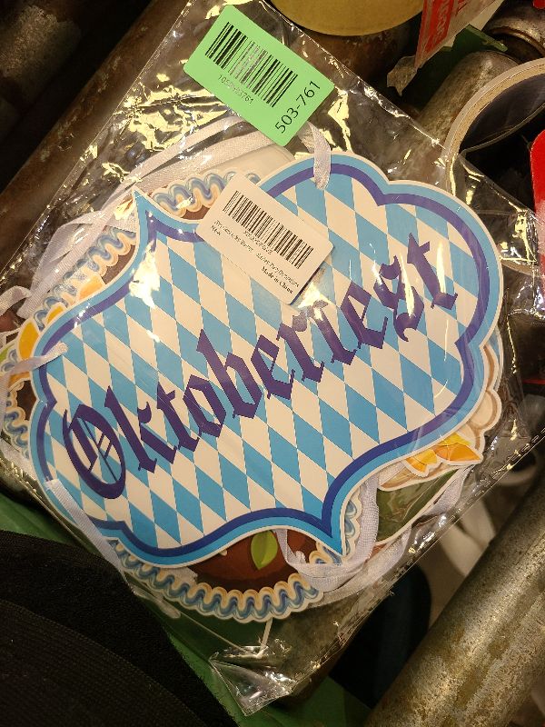 Photo 1 of 2Pcs Oktoberfest Banner, Oktoberfest Garland, Bavarian Flag, Oktoberfest Bunting Sign Banner, Backdrop Photo Booth Props for Beer Theme Party Supplies, Oktoberfest Party Decorations