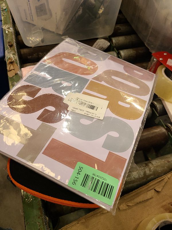 Photo 1 of 232 Pcs Large Boho Bulletin Board Letters,4 Inch Letter Stickers Self, Large Alphabet Stickers, ABC Letters for Classroom Wall Window Door Home Decor. (Boho 24 L)