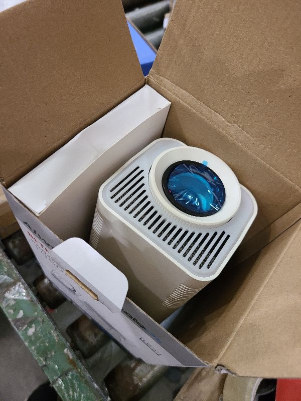 Photo 1 of [Netflix Licensed] Smart Mini Projector 320ANSI Native 1080P 4K Support with Official Apps, Portable Projector with WiFi and BT for Home Theater/Outdoor/Bedroom HY320 NTV