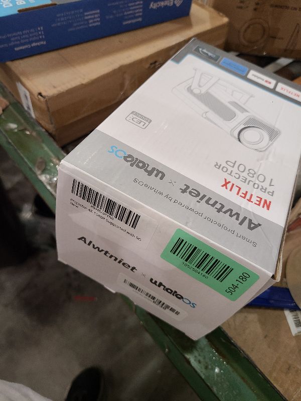 Photo 1 of [Netflix Licensed] Smart Mini Projector 320ANSI Native 1080P 4K Support with Official Apps, Portable Projector with WiFi and BT for Home Theater/Outdoor/Bedroom HY320 NTV