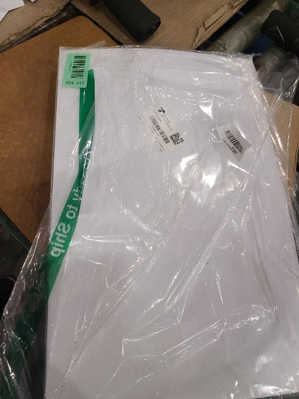 Photo 1 of 2pcs 15.7 X 11.8in Plastic Placemats Matte Transparent Heat Resistant Washable Table Mats,Wipeable White Table Mat Large Vinyl Placemats, Hard Plastic Table Protector for Table,Dining,Kitchen,Crafting