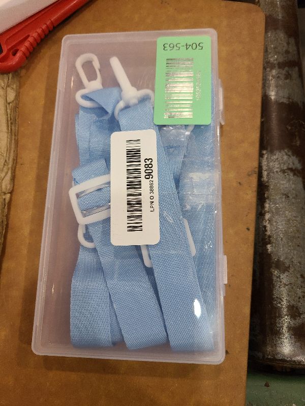 Photo 1 of 2pcs Drain Lanyard for Shower After Mastectomy or Tummy Tuck, Adjustable Neck Rope Post-Surgery Shower Strap for Drain Bags Post-Mastectomy Must Haves Recovery Accessory (Light Blue)