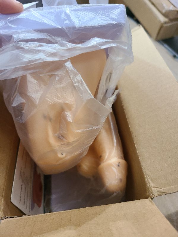 Photo 1 of 2Pcs Catheterization Model Male Female, Catheter Model Internal External Genital PVC Anatomy Model Nursing Practice for Medical Clinical Teaching and Practical Training