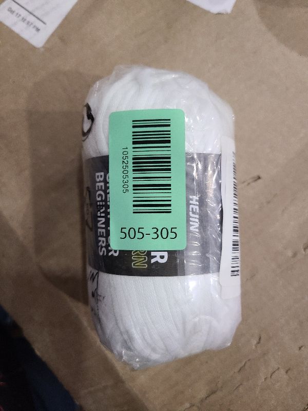 Photo 1 of 120g Glow in The Dark Yarn for Crocheting and Knitting; 120m(144yds) Yarn for Beginners with Easy-to-See Stitches; Worsted-Weight Medium #4; Yarn for Beginners Crochet Kit Making