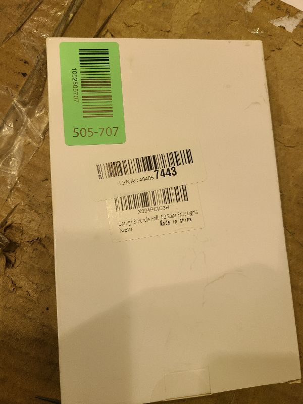 Photo 1 of 200LED Solar Halloween Lights?78FT Orange& Purple String Lights?Solar Fairy Lights with 8 Modes? Halloween Lights Outdoor Waterproof for Bedroom Patio Garden Party Yard Decoration