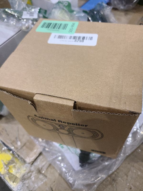 Photo 1 of 2PACK Solar Ultrasonic Animal Repellent Outdoor, Deer Repellent Devices Squirrel Cat Raccoon Rabbit Dog Deterrent, Keep Rodent Chipmunk Away Motion Detection with Flash Light for Yard Garden Lawn