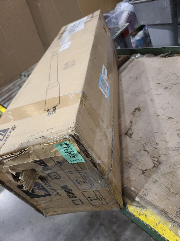 Photo 1 of JUJIANG C01 Automatic Gate Opener with Remote Complete Kit for Swing Gate Up to 440lb 12FT per Arm, Electric Gate Openers Light Duty Dual Swing Gate Openers Automatic Gate Motor 40W AC Powered