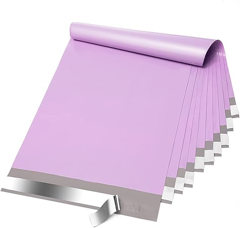 Photo 1 of **MSRP 9.99** Poly Mailers 10x13 Inch 50 Pcs, Heavy Duty Shipping Bags for Clothing, Strong Adhesive Shipping Envelopes for Small Business, Self Seal Mailers Poly Bags Mailing Envelopes Purple