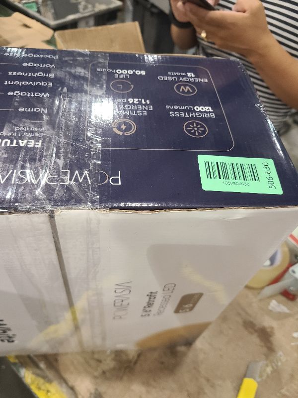 Photo 1 of 12 Pack 5/6 Inch LED Can Lights with Night Light, Metal 5CCT Retrofit Recessed Lighting Selectable 2700K-6000K Dimmable, 12W=75W, 1200LM Downlight with Metal Smooth Trim - ETL and Energy Star