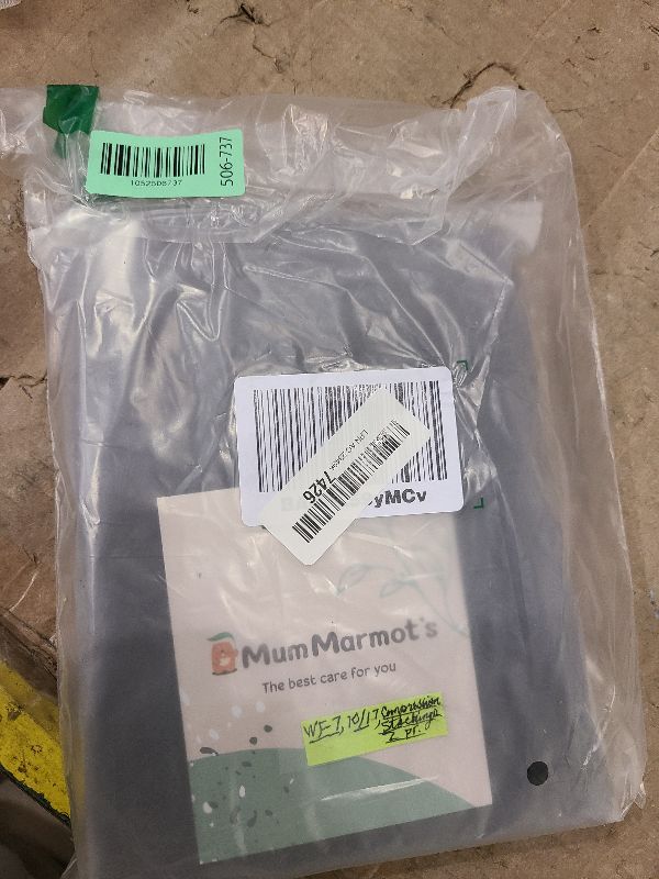 Photo 1 of 2 Pairs Compression Stockings, Thigh High 20-30mmHg Compression Stocking for Women & Men, Closed Toe Medical Compression Socks with Silicone Dot Band-Best Support for Pregnant Varicose Veins