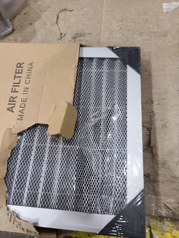 Photo 1 of 10x20x1 Electrostatic Air Filter, MERV 8 Reusable Aluminum AC/HVAC Furnace Filters, Washable Permanent Air Filter, Lasts a Lifetime, Easy to Clean (Actual Size:9.48x19.64x0.82)