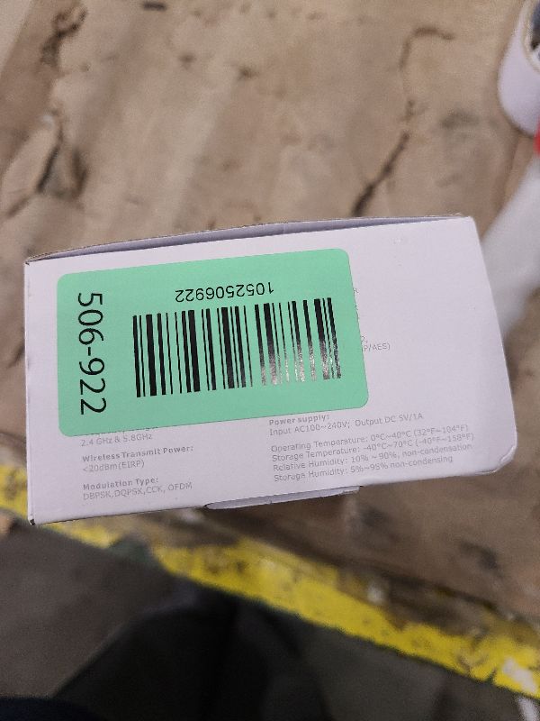 Photo 1 of 2025 WiFi Extender Signal Booster, WiFi Repeater Dual Band 5GHz/2.4GHz, 1200Mbps WiFi Booster with Ethernet Port Compatible for More Devices
