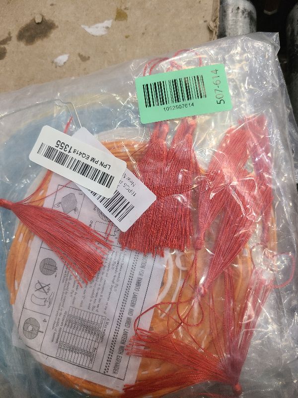 Photo 1 of 12PCS Hollow Paper Lanterns Chinese Japanese Hanging Decorative Paper Lanterns for Birthday Halloween Wedding Baby Shower Home Decor Party Decoration (Round (Without LED, Tassel and Stick))